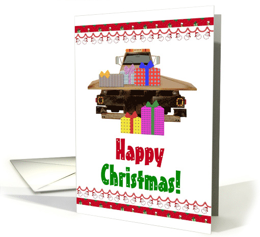Rollback Wrecker Christmas, Mighty Heavy Presents card (959975)