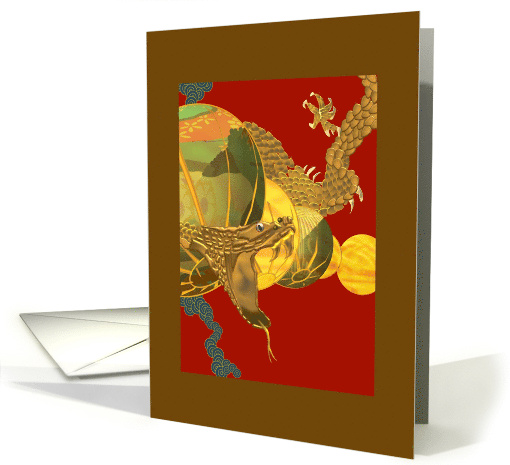 Serpent and hidden dragon, Blank card (965949)