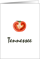 Tennessee Tomato State Fruit Symbol Blank card