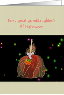 Great Granddaughter’s First Halloween A Charmed Candy Apple card