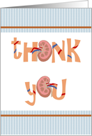 Thank You to Urologist Kidneys card