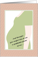 Announcing Pregnancy Mommy’s Tummy card