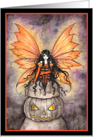 Halloween Stone - Halloween Fairy card