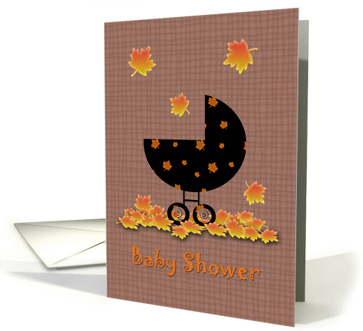 Fall Autumn Baby shower Invitation card (856296)