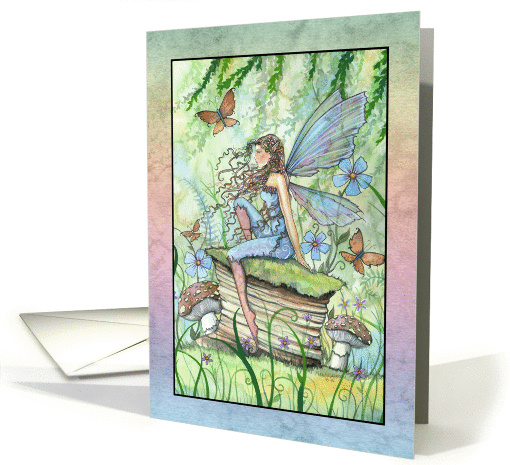 Thinking of You - Fairy and Butterflies card (858660)