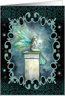 Thinking of You - A Light in the Dark - Fairy with Candle card