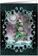 Thank You Card - Emerald Mermaid card