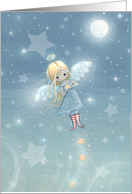 Little Star Angel Christmas Card