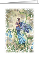 Thank You Card - Blue Bell Flower Fairy card