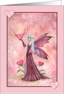 Valentine Card - For My Love Fairy card