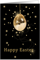 Disco Ball Easter Egg - Card