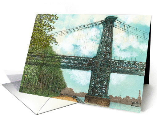 Bridge by the river card (863969)