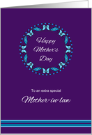 For Mother in Law on Mother’s Day card
