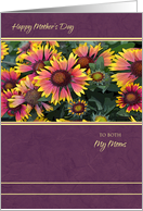 Mother’s Day for Both Moms ~ Pink and Yellow Blanket Flowers card