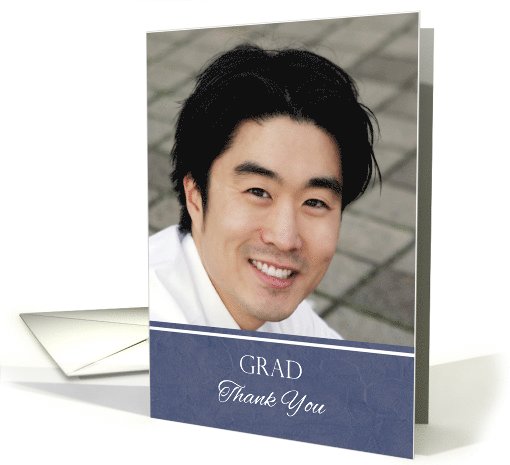 Thank You for the Graduation Gift Custom Photo card (1064999)
