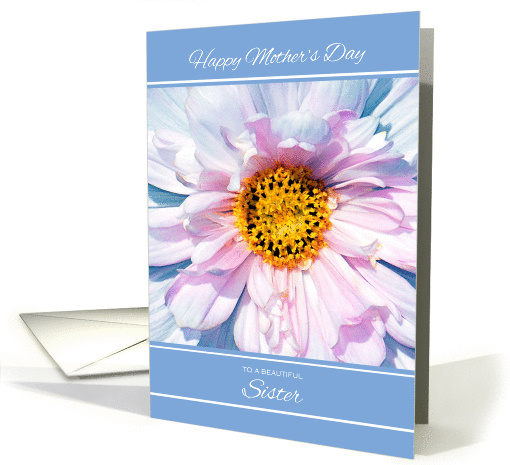 For Sister on Mother's Day - Watercolor Flower card (1066623)