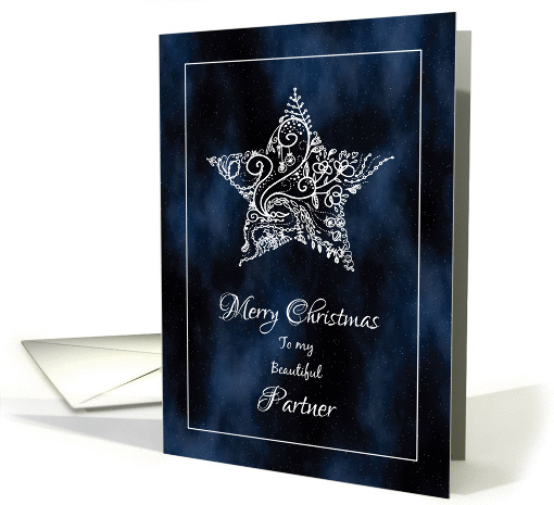 Christmas Star for Partner card (1187686)
