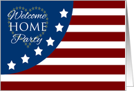 Military Welcome Home Party Invitation card