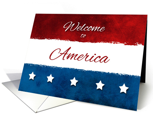 Welcome to America U.S. Citizenship Congratulations card (1366474)