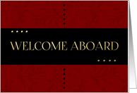 New Employee Welcome Aboard card