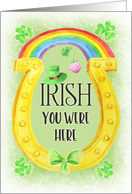 St. Patrick’s Day Missing You Irish You Were Here card