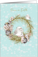 Christmas Peace on Earth Little Birds card