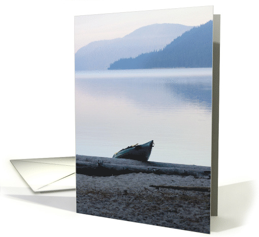 Kayak in Waiting Blank Note card (894059)