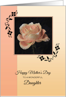 Mother’s Day for Daughter ~ Paper Rose card