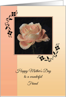 Mother’s Day for Friend ~ Paper Rose card