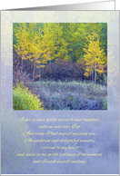 Thinking of You ~ I Catch Myself Smiling ~ Colors of Fall Poetry card