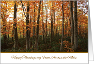 Happy Thanksgiving Across the Miles ~ Warm Autumn Splendor card