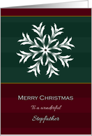 Christmas Snowflake For Stepfather card