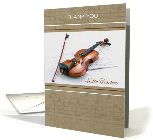 thank you letter to violin thank you to violin violin and sheet card thank you letter to violin thank you to violin violin and sheet card