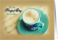 Perfect Day for a Coffee - Invitation Card