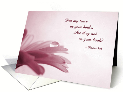 Tears in Your Bottle - Sympathy card (886334)