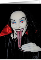 Vampire, Halloween card