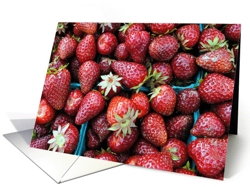 Thank You, Strawberries, Berry berry nice card (867274)