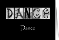 Dance - Alphabet Art Card