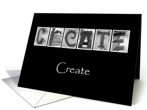 Create - Alphabet Art card (1430856)