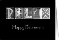 Retirement - Relax - Alphabet Art card
