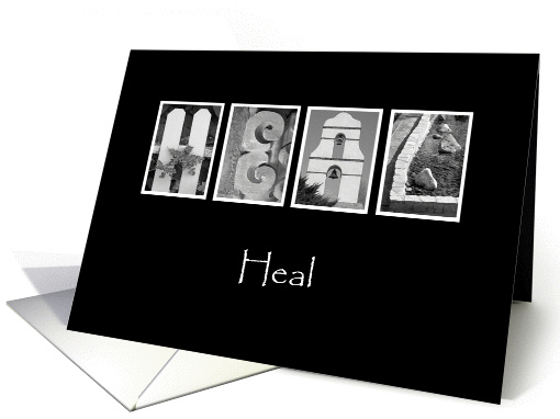 Heal - Alphabet Art card (864277)