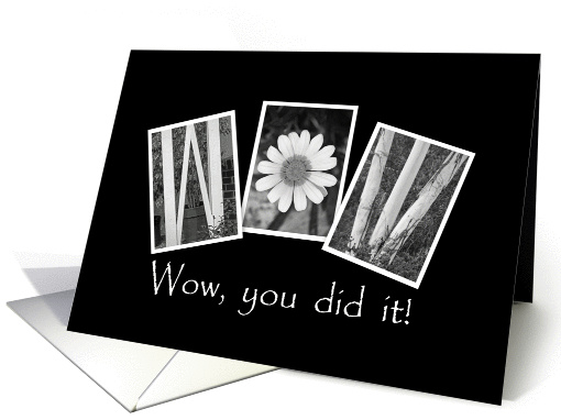 Wow - Academic Achievement - Alphabet Art card (882315)