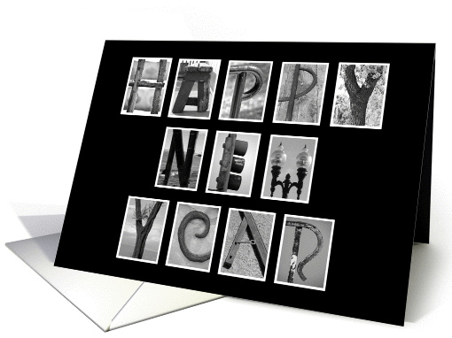 Happy New Year - Business - Alphabet Art card (886735)