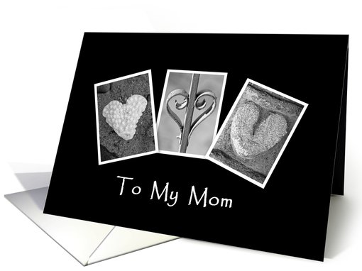 Hearts - Mom - Valentine's Day - Alphabet Art card (894178)