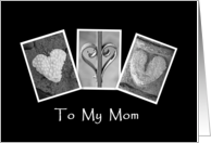 Hearts - Mom - Valentine’s Day - Alphabet Art card