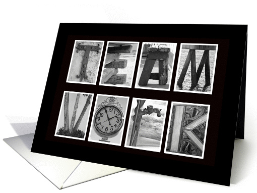 Teamwork - Employee Appreciation - Alphabet Art card (897081)