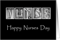 Nurses Day - Alphabet Art card