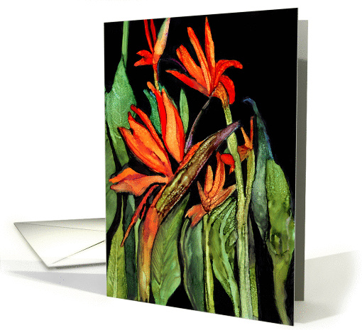 Bird of Paradise, Any Occasion Note Card, Blank Inside card (1307326)