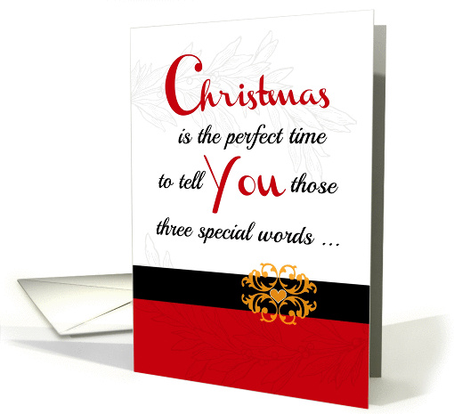 Christmas 'Three special words!' Collection for your... (1230530)