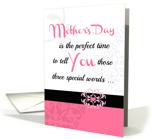 Mother's Day 'Three special words!' Collection for your... (1233222)